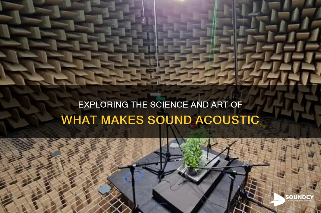 what makes a sound acuistic