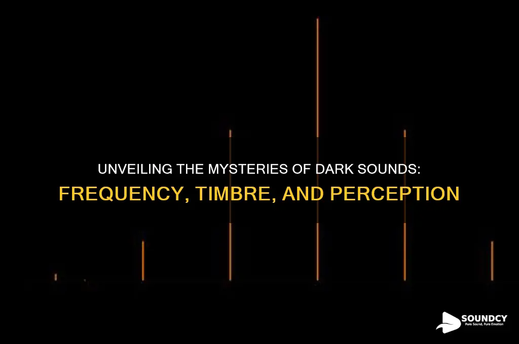 what makes a sound dark