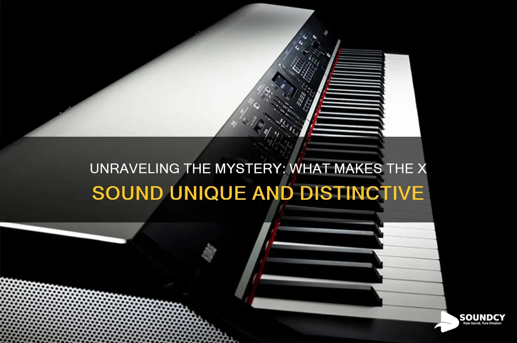 what makes an x sound