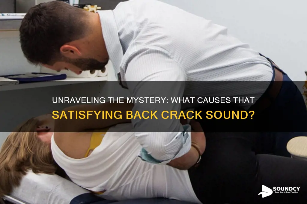 what makes back crack sound
