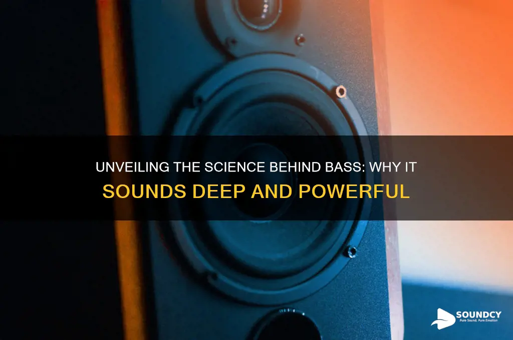 what makes bass sound deep