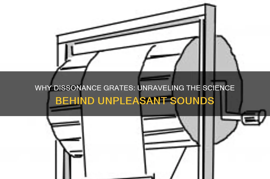 what makes dissonance sound bad