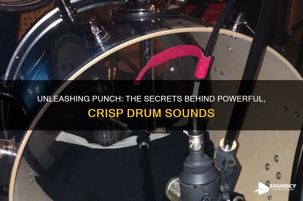 what makes drums sound punchy