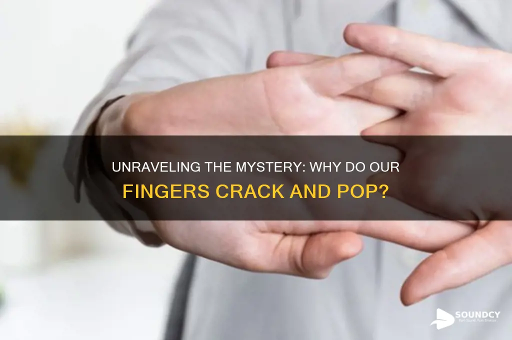what makes finger cracking sounds