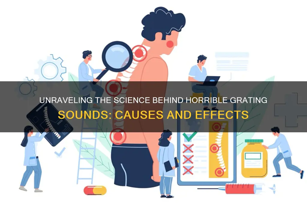 what makes horrible grating sounds