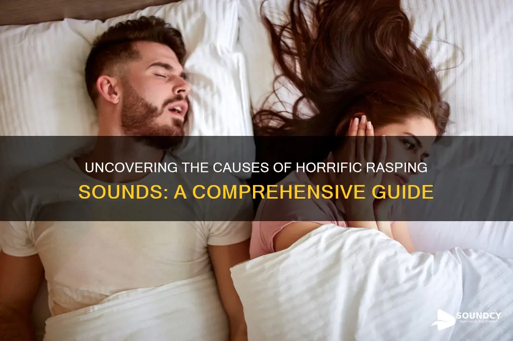 what makes horrible rasping sounds