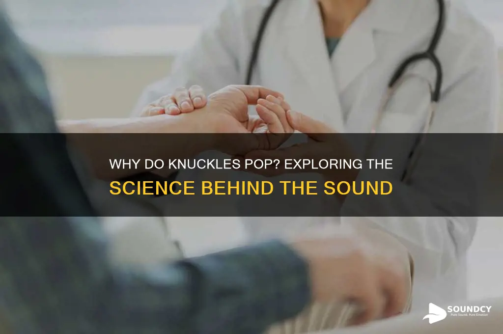 what makes knuckles pop sound