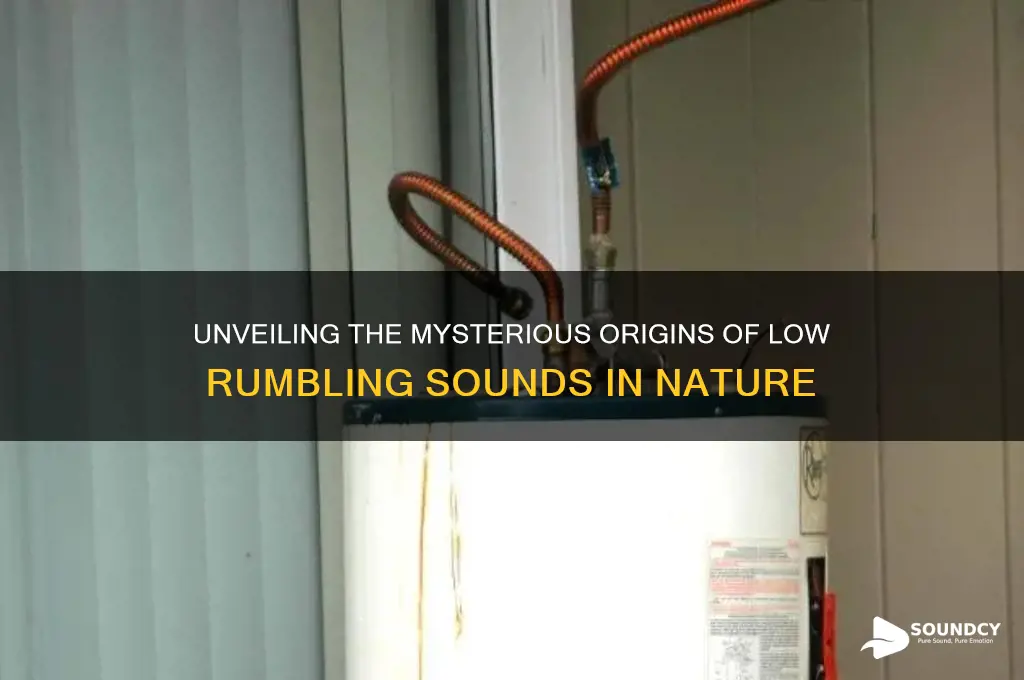 what makes low rumbling sounds