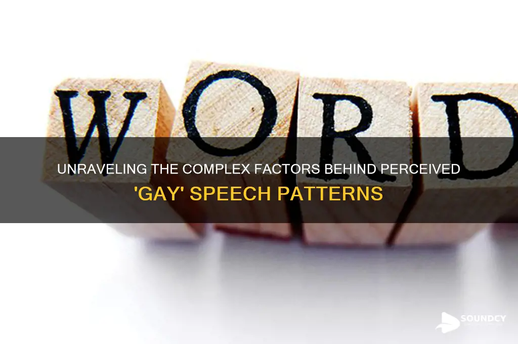 what makes people sound gay