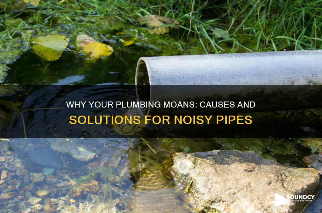 what makes plumbing moaning sound