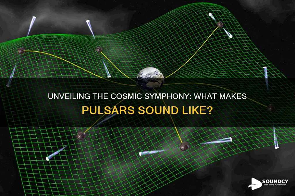 what makes pulsars sound like