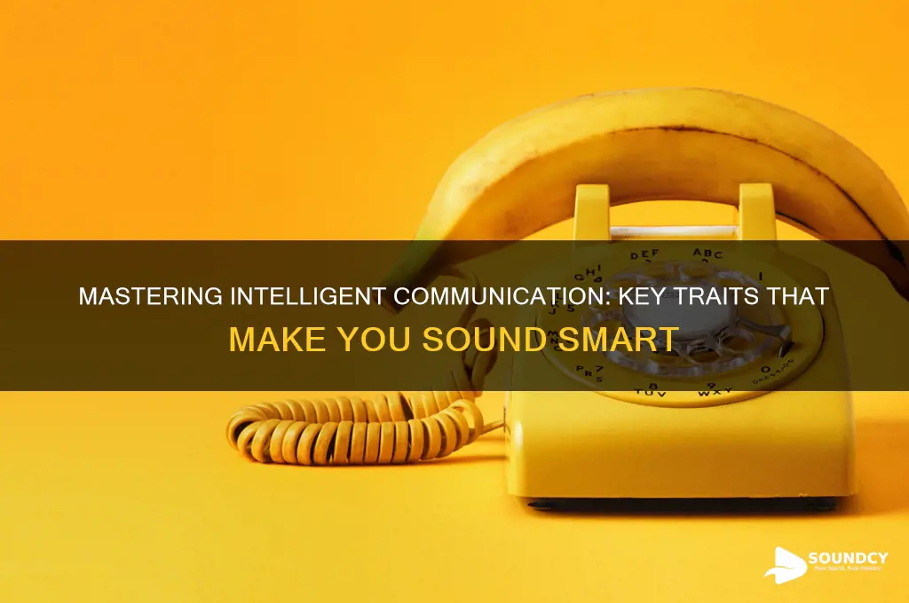 what makes someone sound smart