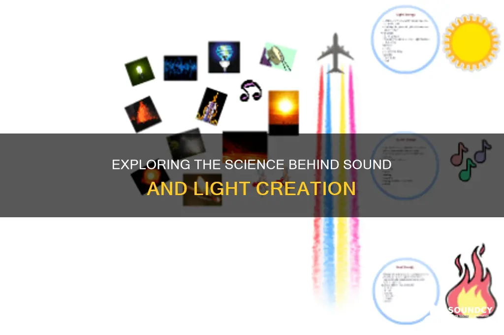 what makes sound and light