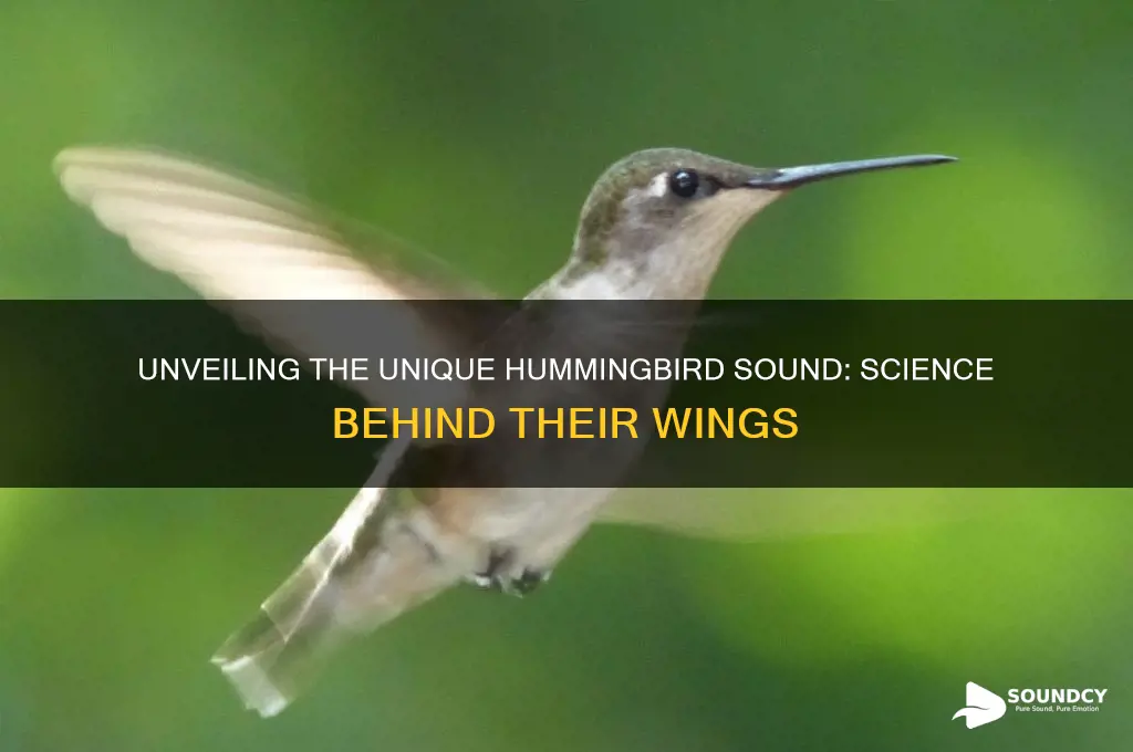 what makes the hummingbird sound