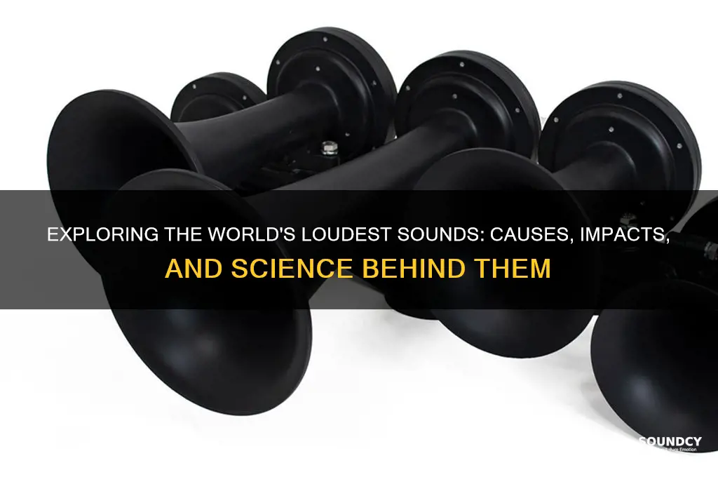 what makes the loudest sound
