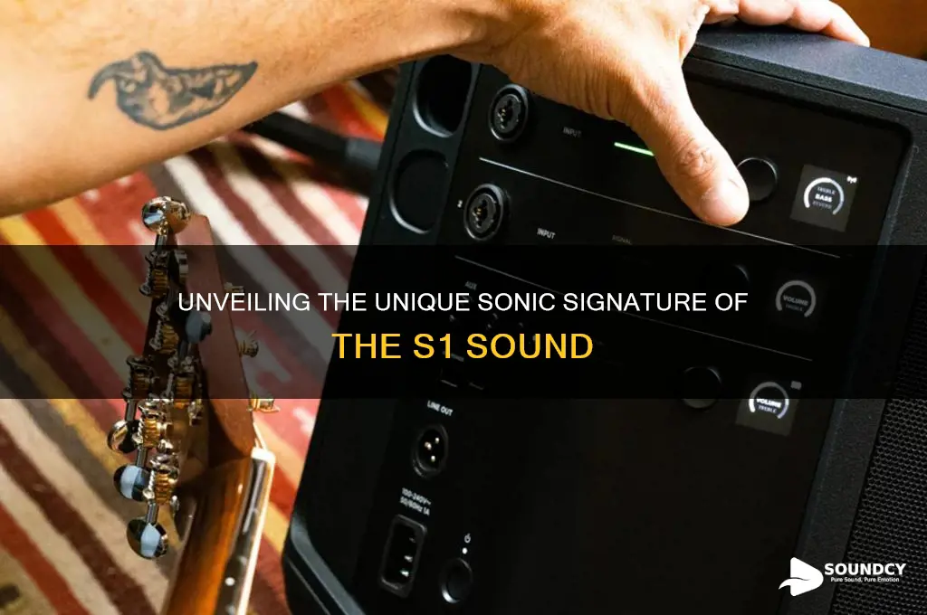 what makes the s1 sound