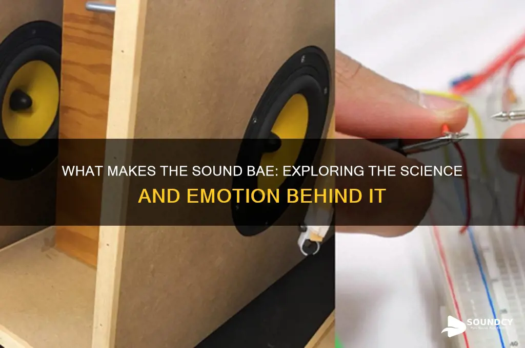 what makes the sound bae