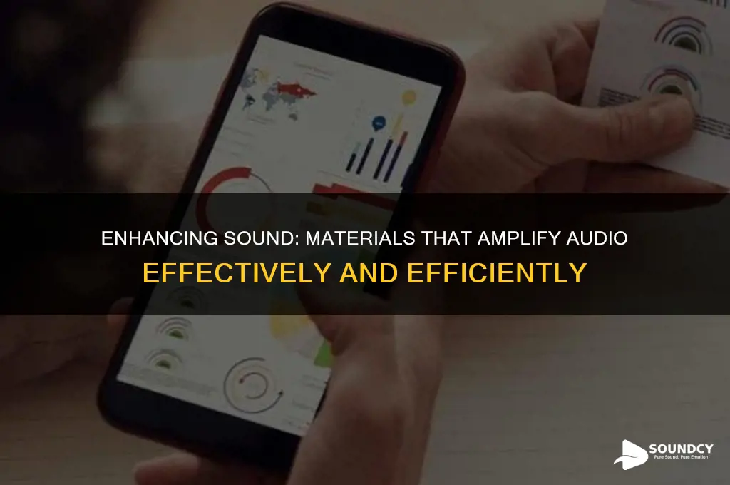 what materials help amplify sound