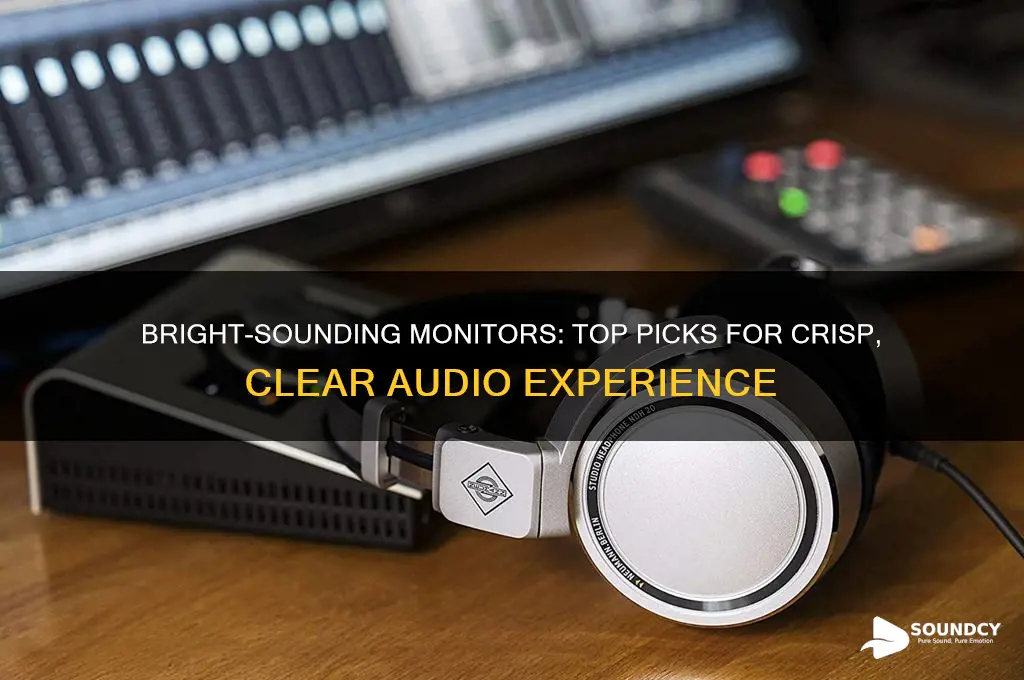 what monitors are bright sounding