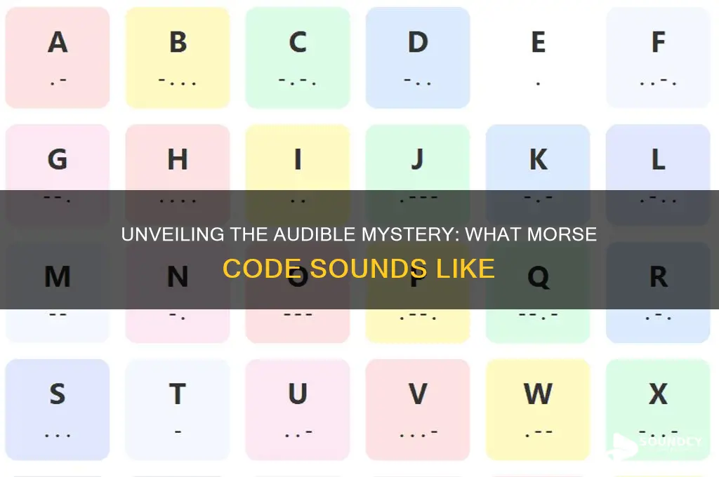 what morse code sounds like