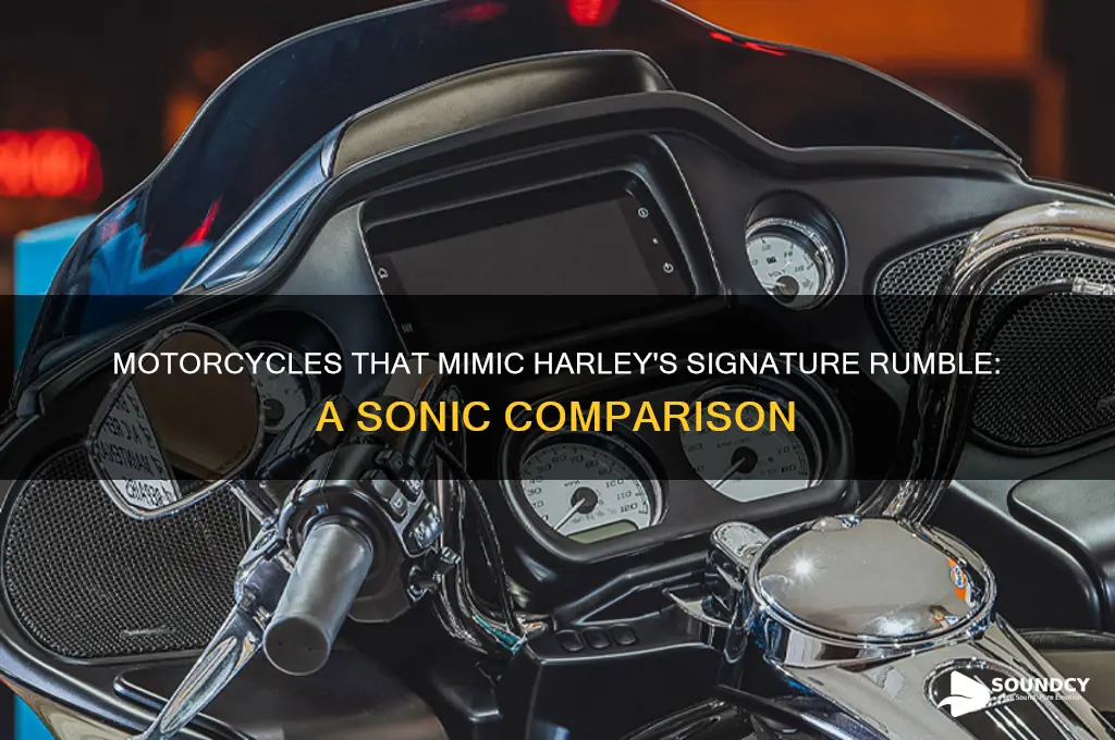 what motorcycles sound like harleys
