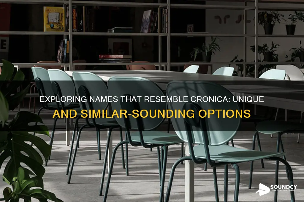 what name sounds like cronica