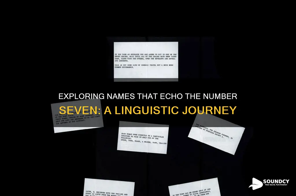 what name sounds like seven