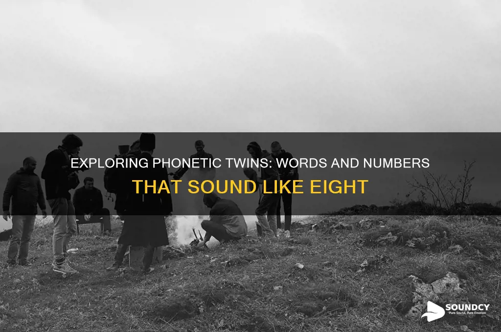 what numbers sound like 8