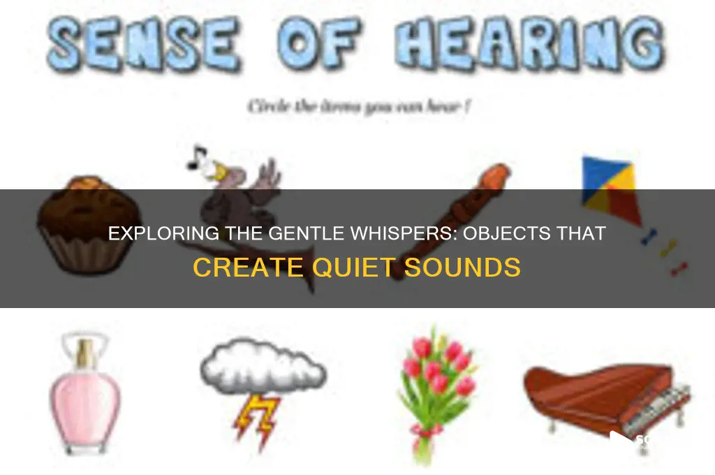 what objects make quiet sounds