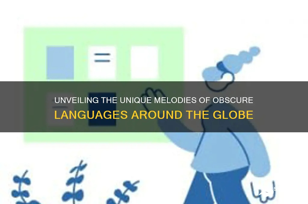 what obscure languages sound like