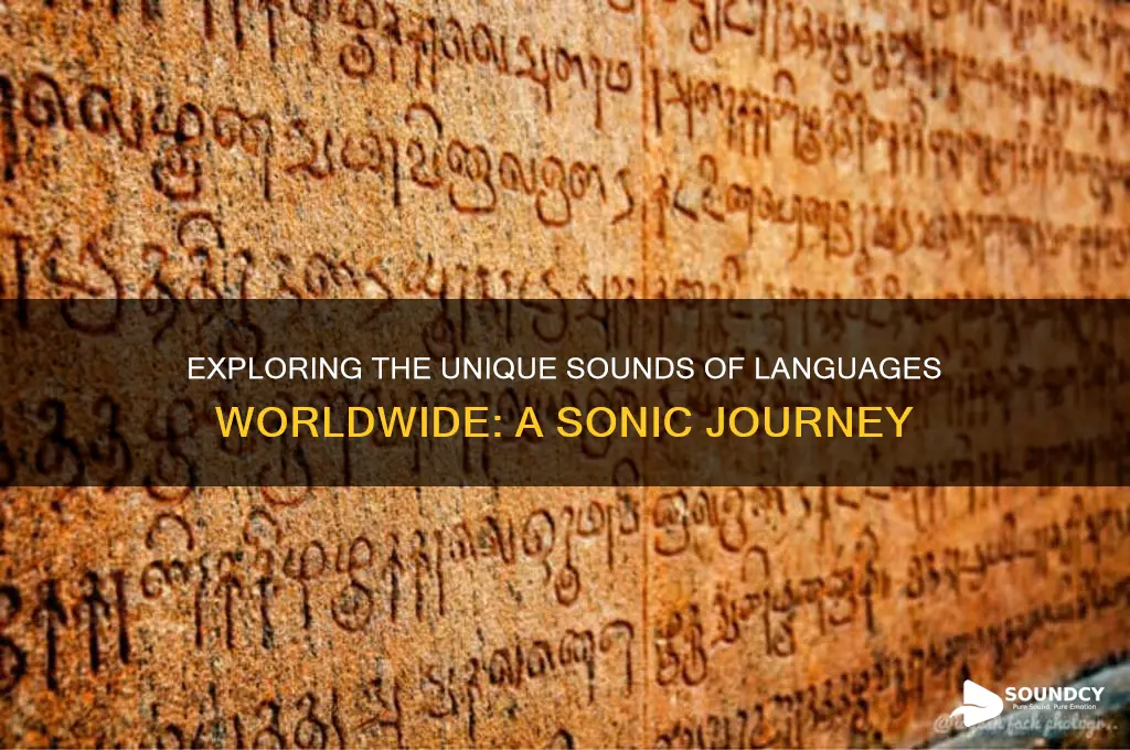 what other languages sound like