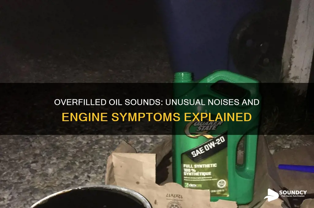 what overfilled oil sounds like