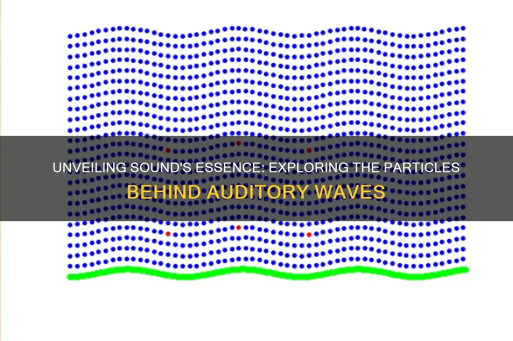 what particles make up sound