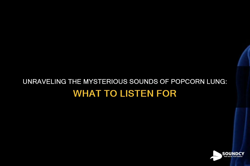 what popcorn lung sounds like