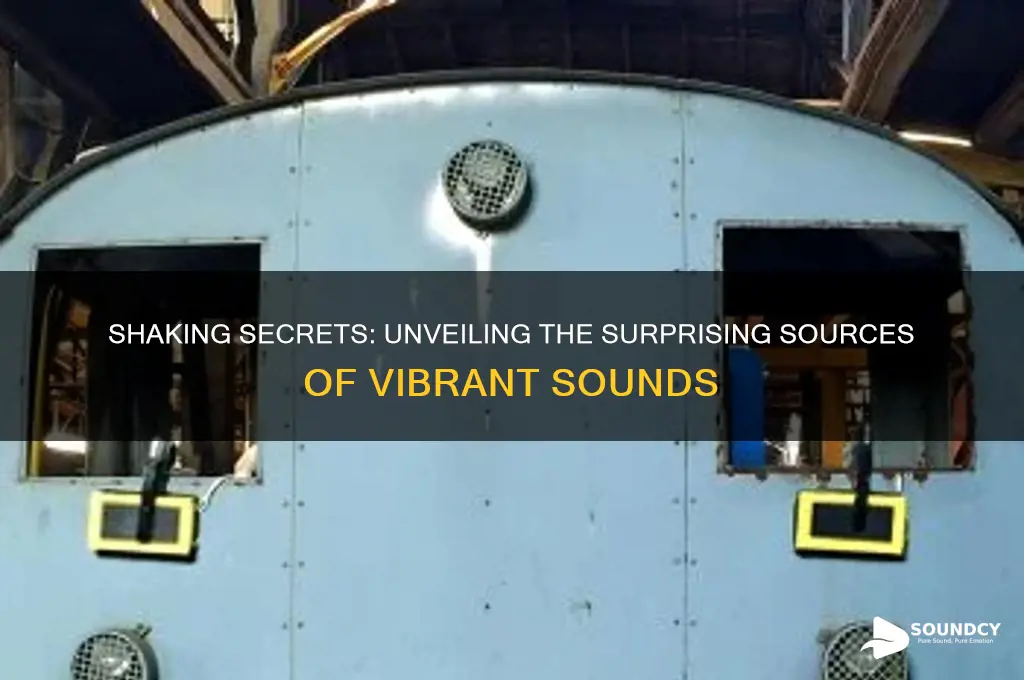 what produces sound by shaking