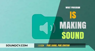 Identify the Culprit: Which Program is Behind Your Computer's Sound?