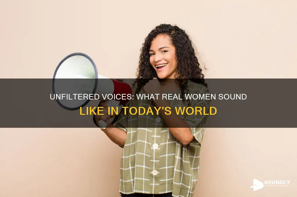 what real women sound like