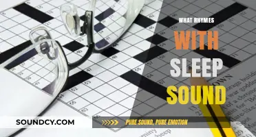 Discover Perfect Rhyme Matches for 'Sleep Sound' in Poetry and Lyrics