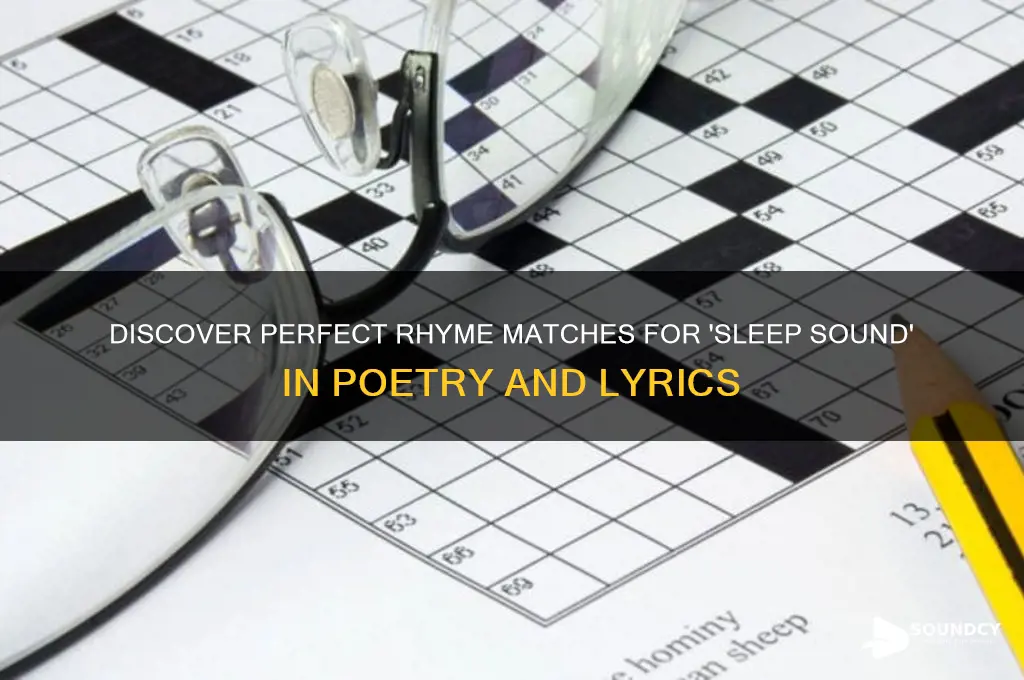 what rhymes with sleep sound