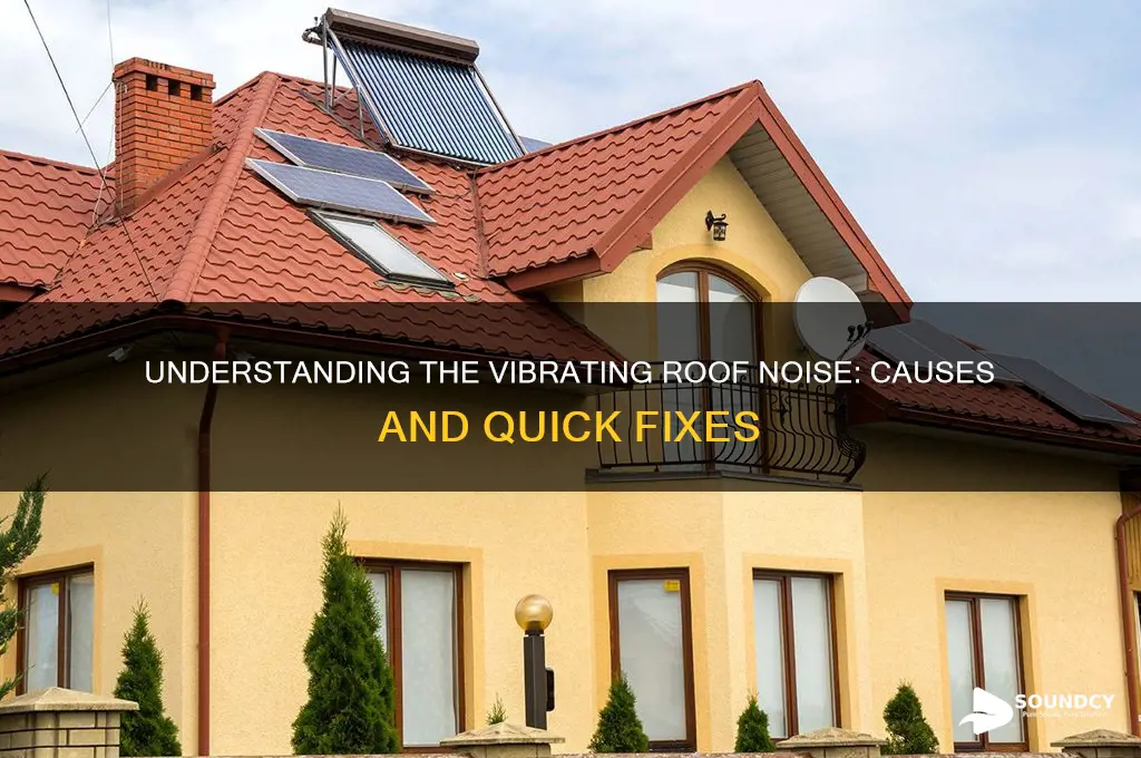what ribrating sound from roof