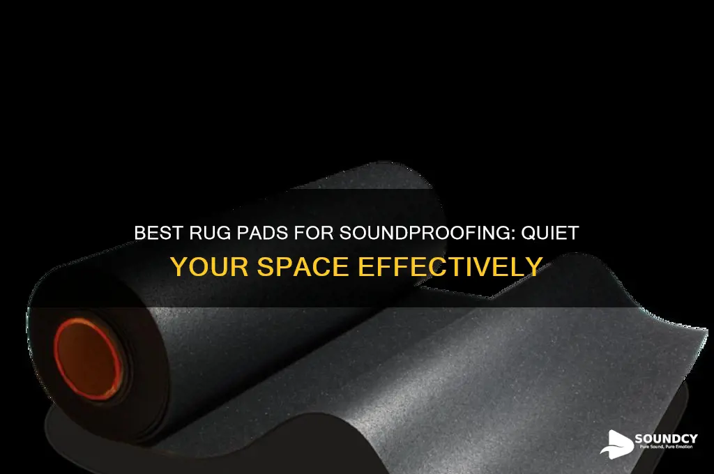 what rug pads muffle sound