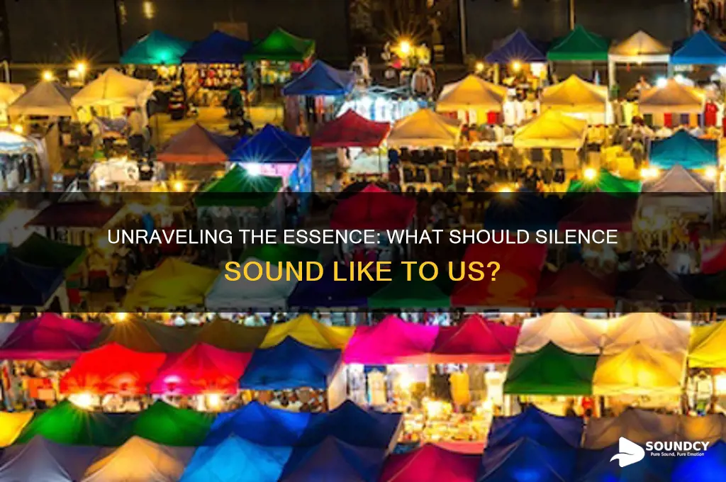 what should silence sound like