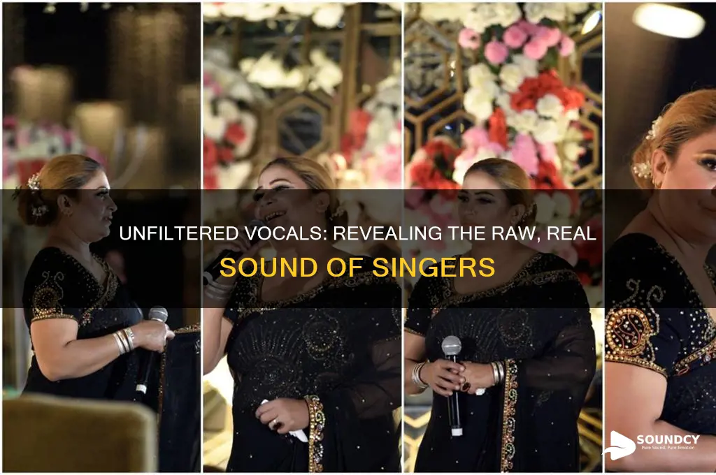 what singers really sound like