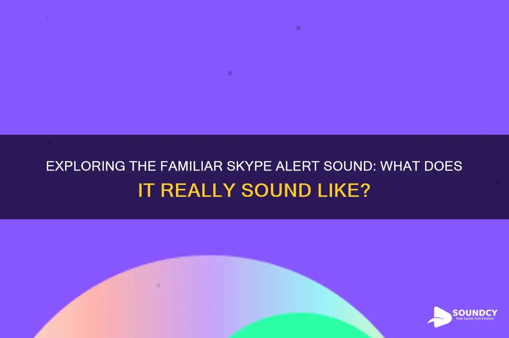 what skype alert sounds like