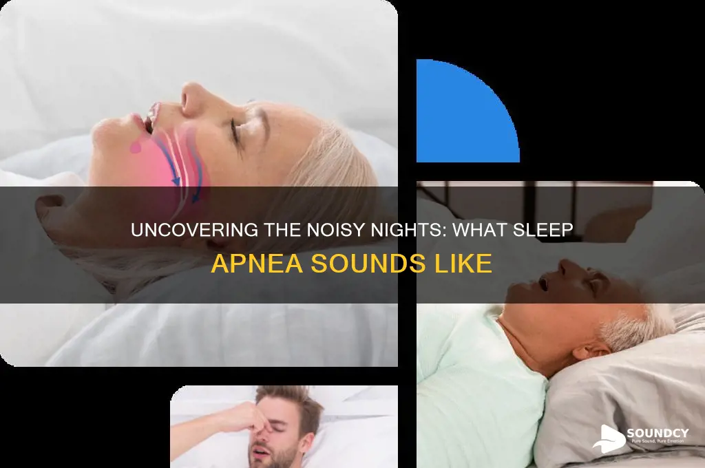 what sleep apnea sounds like