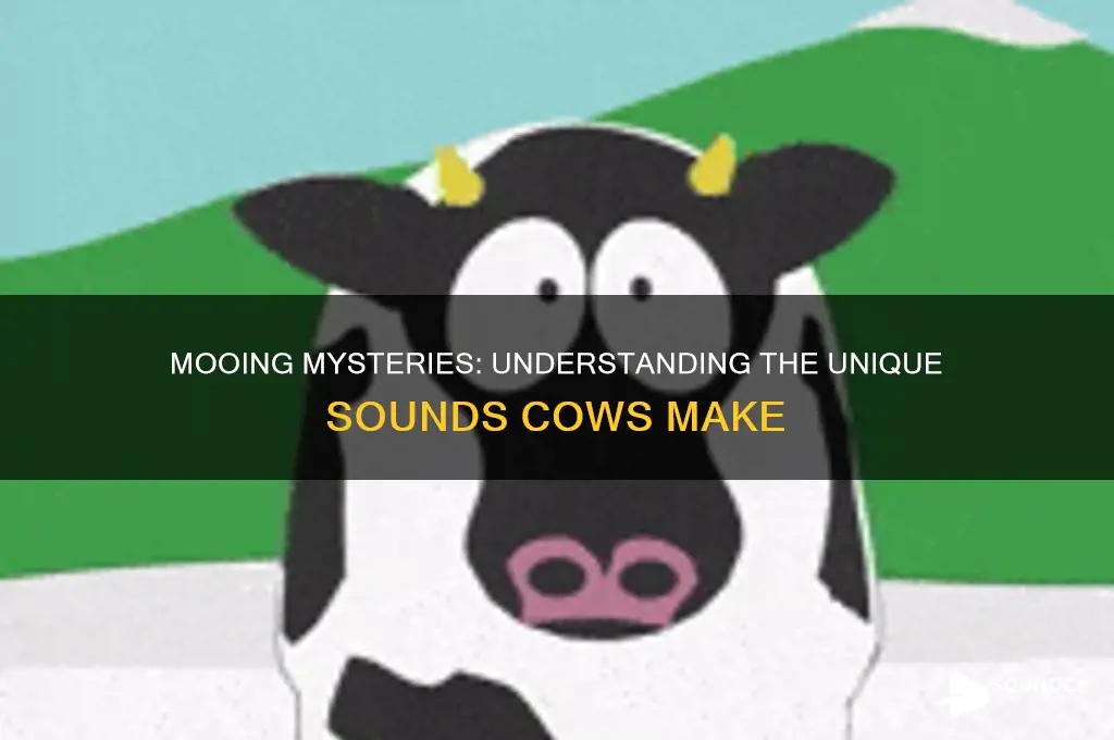 what sound a cow make