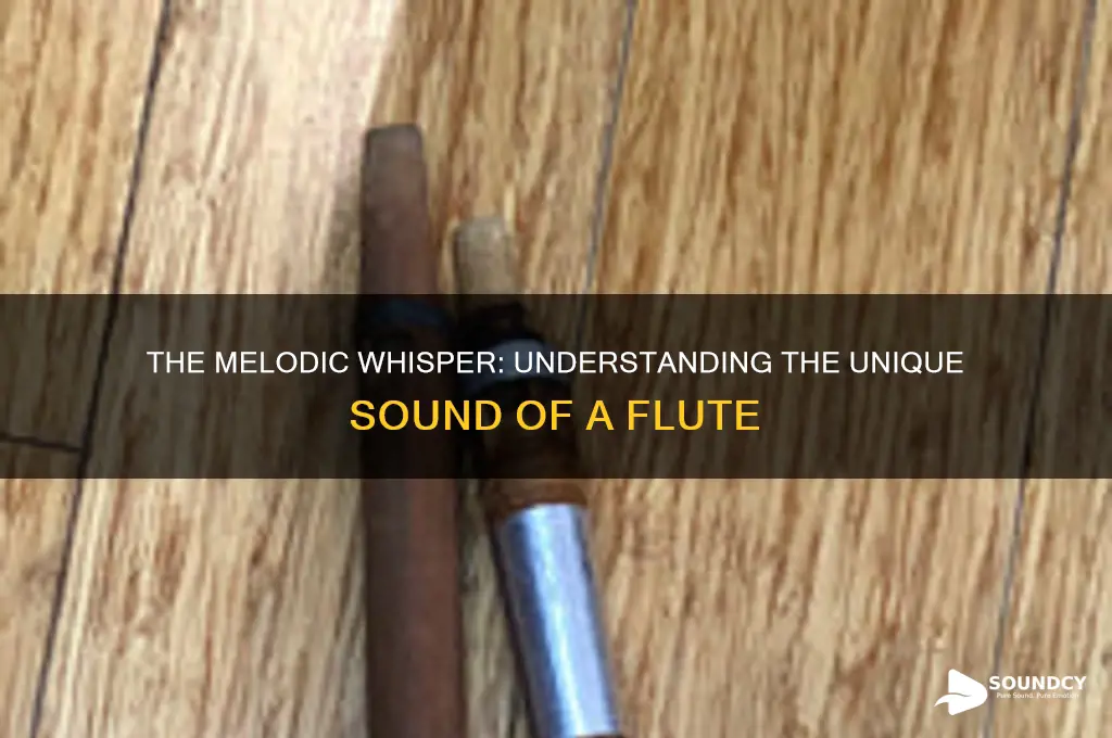 what sound a flute makes