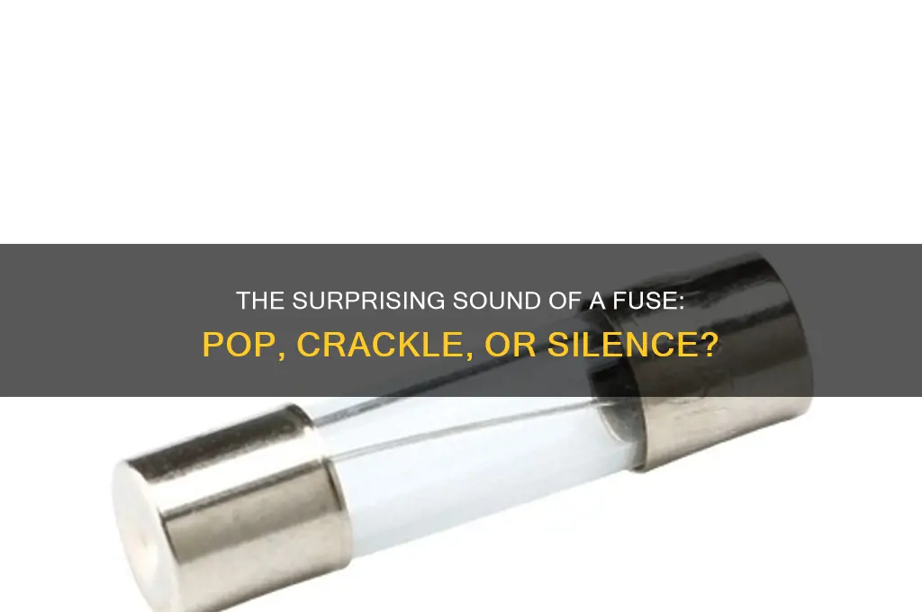 what sound a fuse makes