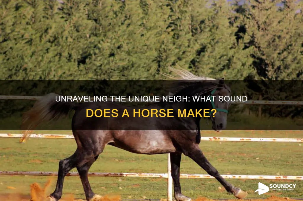 what sound a horse make