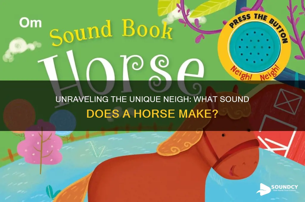 what sound a horse makes